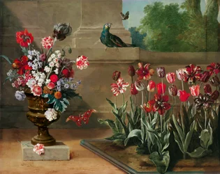 Hoek van de tuin van Monsieur de la Bruyere