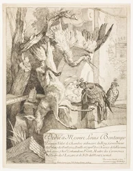 Vier jachtonderwerpen, nr. 1