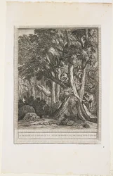 De draak met vele hoofden, fabel XII, ca. 1753-1755