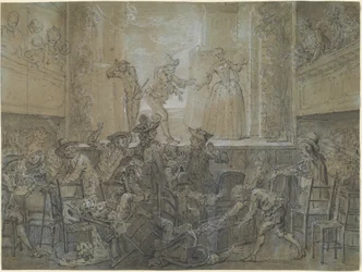 De Scène met de Lange Baguenodière