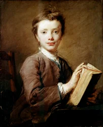 Een jongen met een boek, ca. 1740