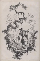 Chinoiserie ornament print