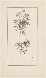 Bloemen takken, uit "Divers Bouquets d