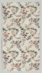 Stuk brokaatzijde, 1723-1774