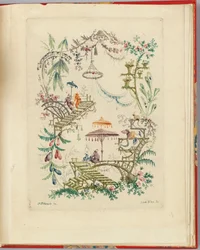 Ornamentontwerp uit "Nouvelle suite de cahiers chinois a l