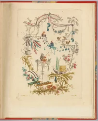 Ornamentontwerp uit "Nouvelle suite de cahiers chinois a l