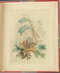 Ornamentontwerp uit "Nouvelle suite de cahiers chinois a l