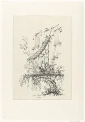 Ornamentale compositie in chinoiserie-stijl