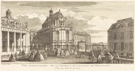 Bijzonder Uitzicht op de Kapel van het Kasteel van Versailles