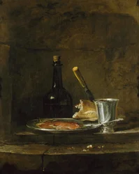 Het ontbijt voorbereiden, of De zilveren beker, voor 1728