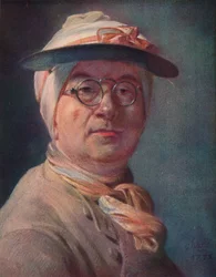 Zelfportret met bril, 1775