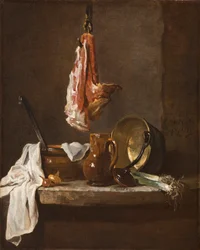 Stilleven met een Ribstuk, 1739