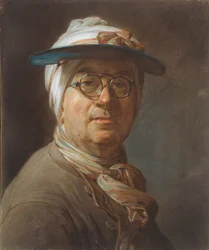 Zelfportret met vizier