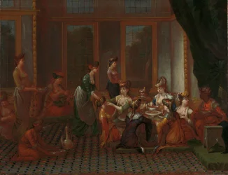 Banket van Voorname Turkse Vrouwen