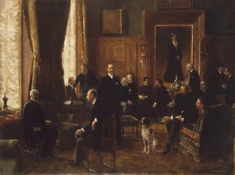 De Salon van Gravin Potocka, 1887