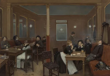 Studentenkroeg. 1889