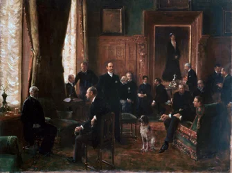 De Salon van Gravin Potocka, 1887
