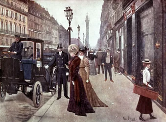De Rue de la Paix in Parijs, ca. 1900