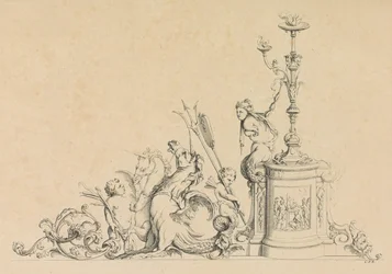 Arabeske Ontwerpen voor Diverse Gebruiken Uitgevonden door J.B. Toro, 1716