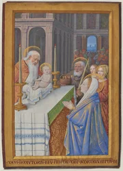 Blad uit het getijdenboek van Louis XII