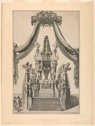 Catafalk van Maria-Theresia van Oostenrijk, Notre Dame, Parijs