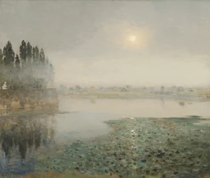 Mist op de rivier