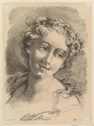 Hoofd van een vrouw, 1748-69