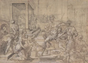 Amya Verzoekt Faustus om de Voogdij over Sint Mamas, ca. 1543