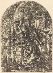 Sint Jan Ziet de Zeven Gouden Kandelaren
