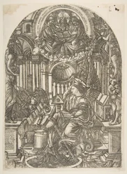 De openbaring van Sint Jan de Evangelist, uit de Apocalyps