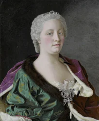 Portret van Keizerin Maria Theresia van Oostenrijk 1717-1780, 1747