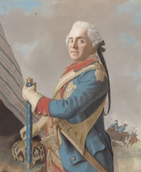 Portret van Moritz, Graaf van Saksen