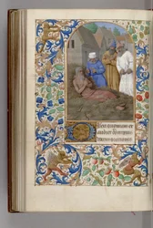Job op de mesthoop Getijdenboek, 1450-1499