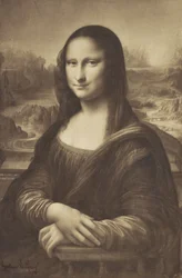 Millets tekening van de Mona Lisa, 1854-55