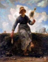 De Spinner, Geitenhoeder van de Auvergne, ca. 1868-1869