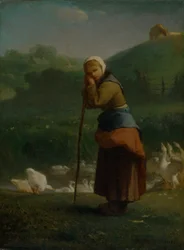 Het ganzenmeisje van Gruchy, 1854-6