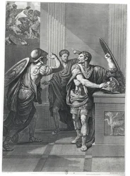 Arcan en Mithridate, illustratie uit 