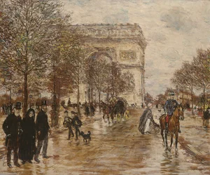 Les Champs Elysees, LArc de Triomphe