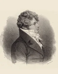 Portret van pianist en componist Daniel Steibelt