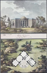 Paviljoen in de Engelse tuin, 1795