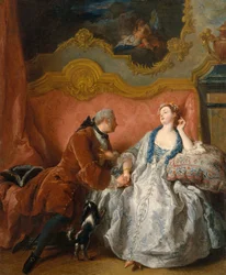 De liefdesverklaring, ca. 1724