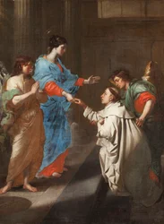 De mystieke verloving van de zalige Hermann Joseph met de Maagd Maria