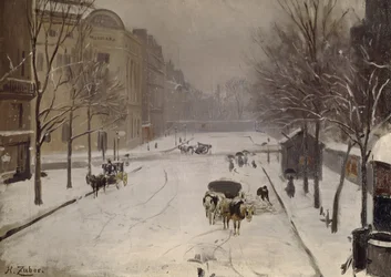 Het Rennes Raspail Kruispunt, c.1889