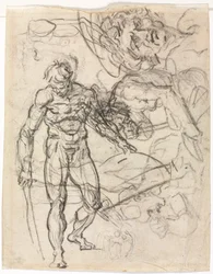 Figurenstudies (verso)