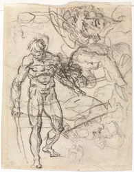 Figurenstudies verso, ca. 1761