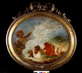Le Pot au lait door Fragonard, sd. 18e eeuw