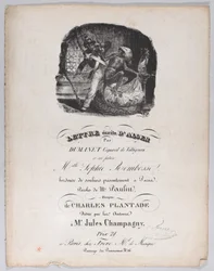 Brief geschreven vanuit Alger, ca. 1835