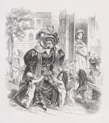 De arme Putti uit Het volledige werk van Béranger, 1836