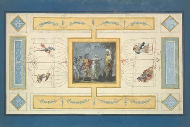 Studie voor een plafond, n.d.