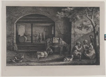 Interieur van een Boerderij in Saint-Jean-de-Touslas, 1793